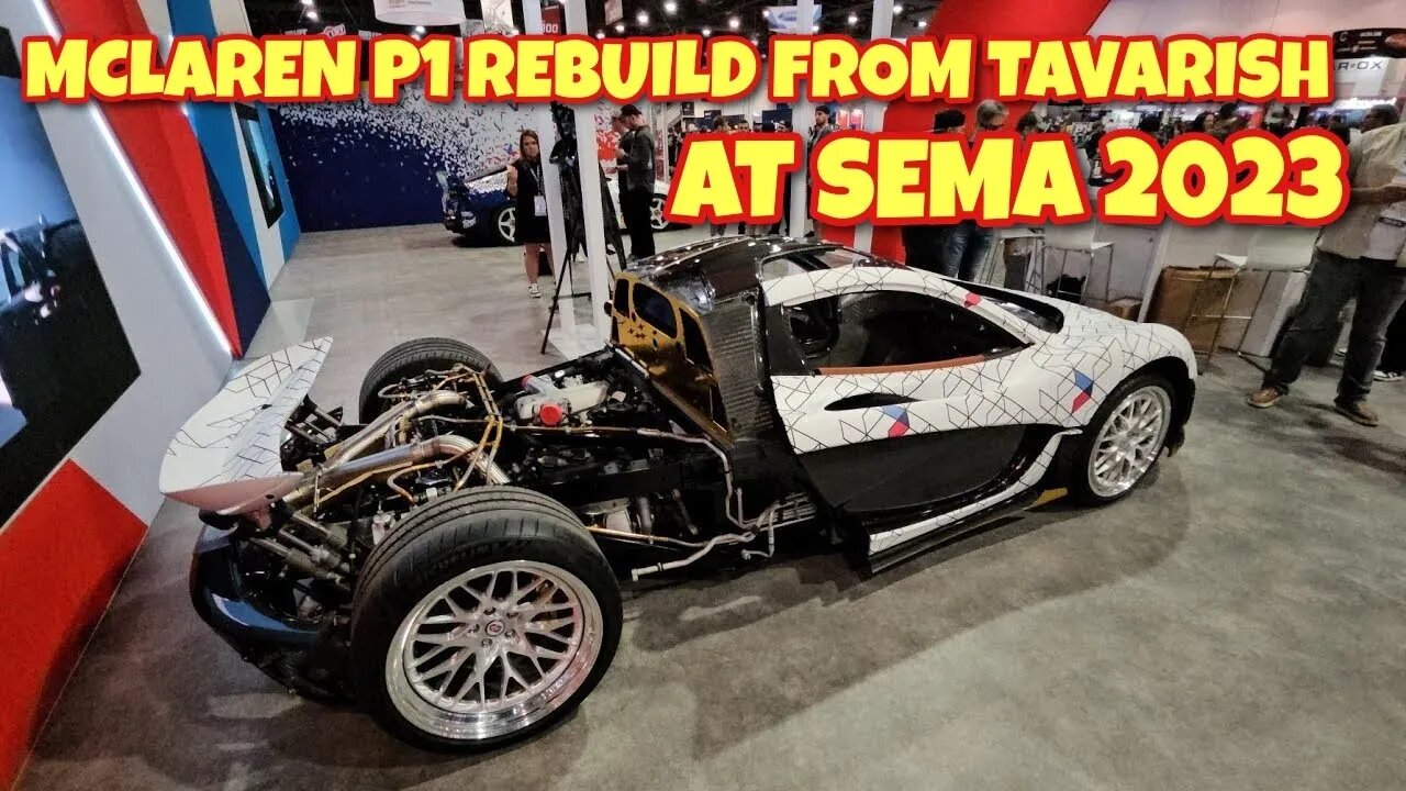 The ‎@tavarish McLaren P1 Makes It To SEMA Let's Take A Look