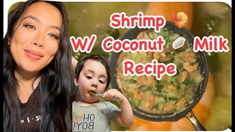 How to cook shrimp 🍤 with coconut milk?