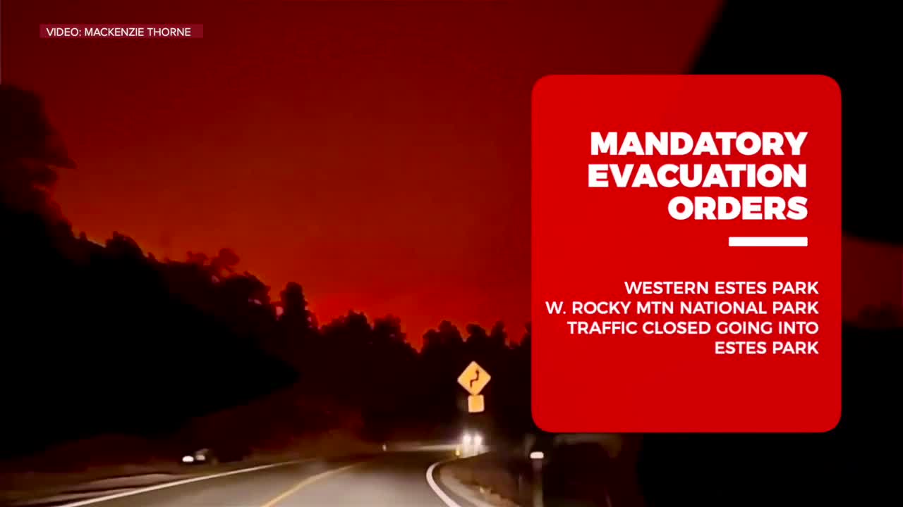 Mandatory evacuation orders for East Troublesome Fire