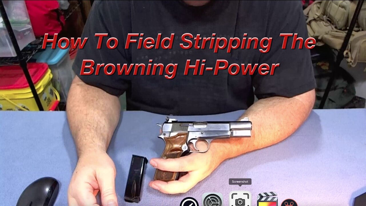 Field Strip The Browning Hi-Power 9mm