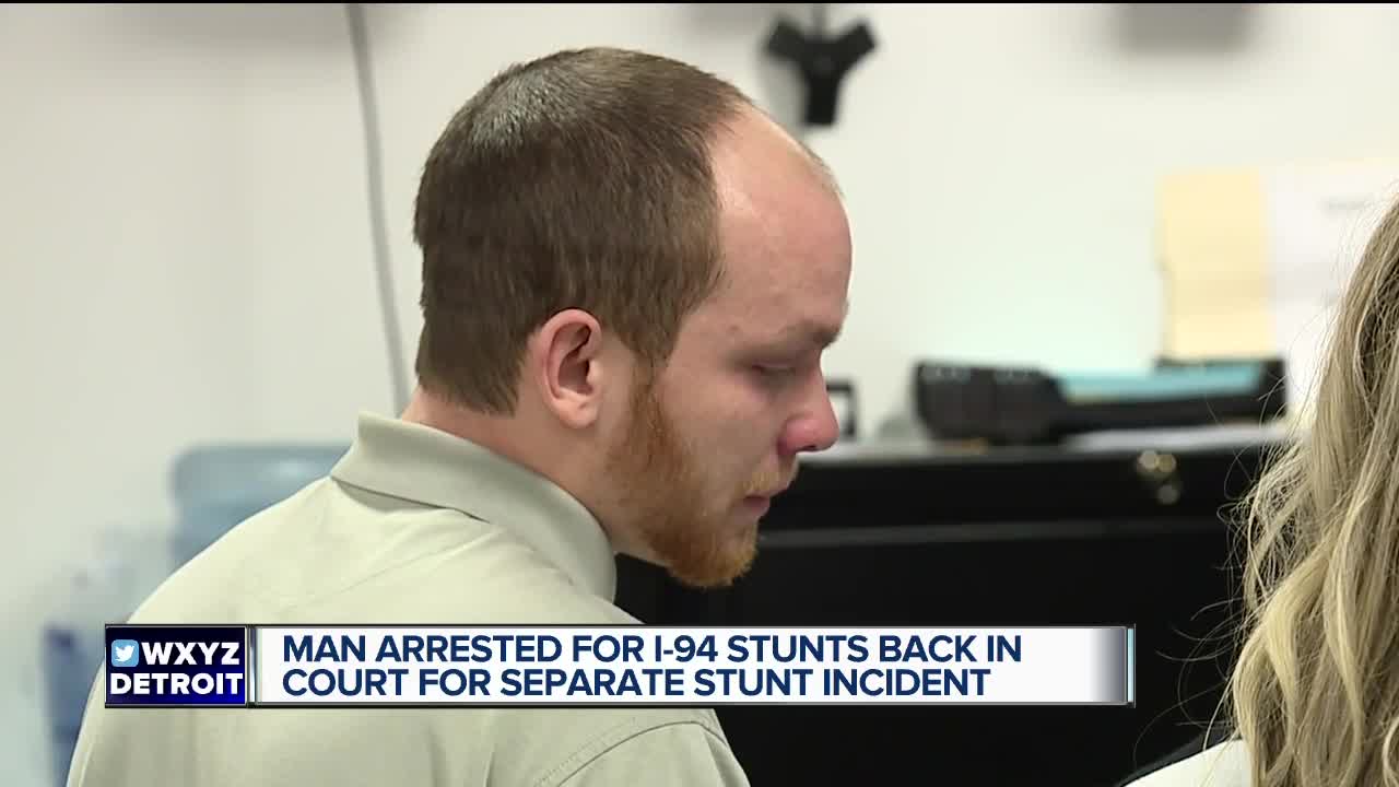 Man arrested for I-94 stunts back in court for separate stunt incident