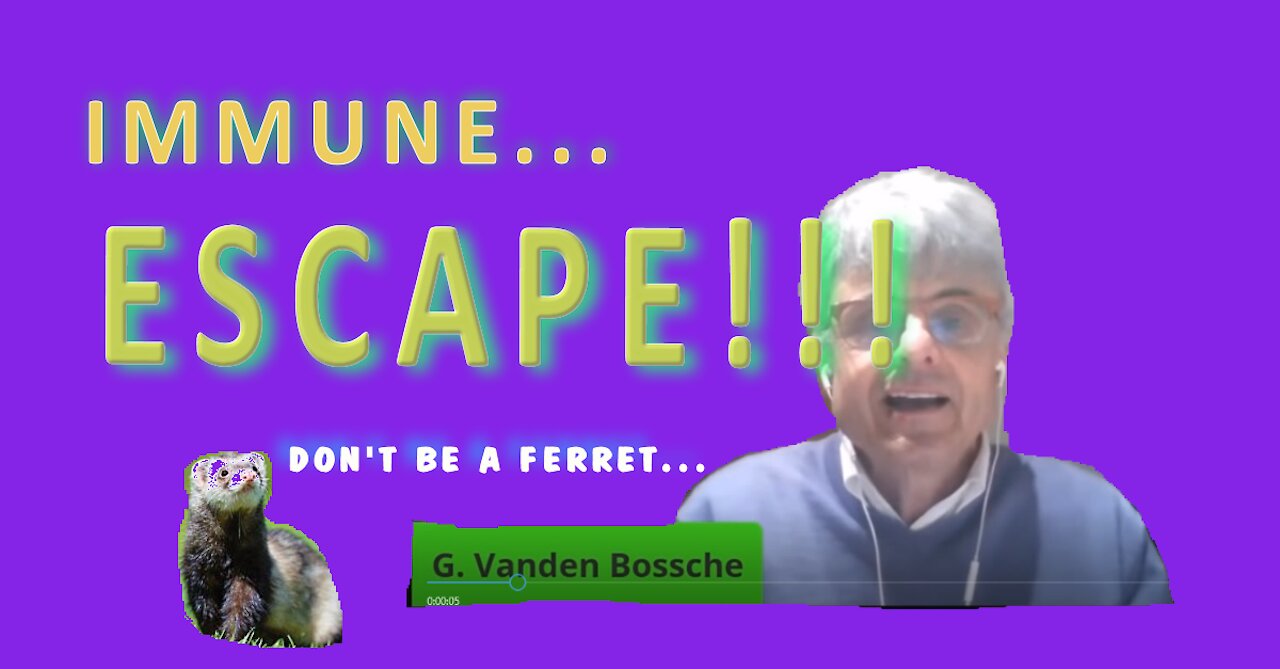 IMMUNE ESCAPE....DON'T BE A FERRET!!!