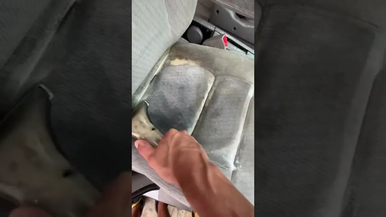 Wow this car was beyond filthy #viral cleaning