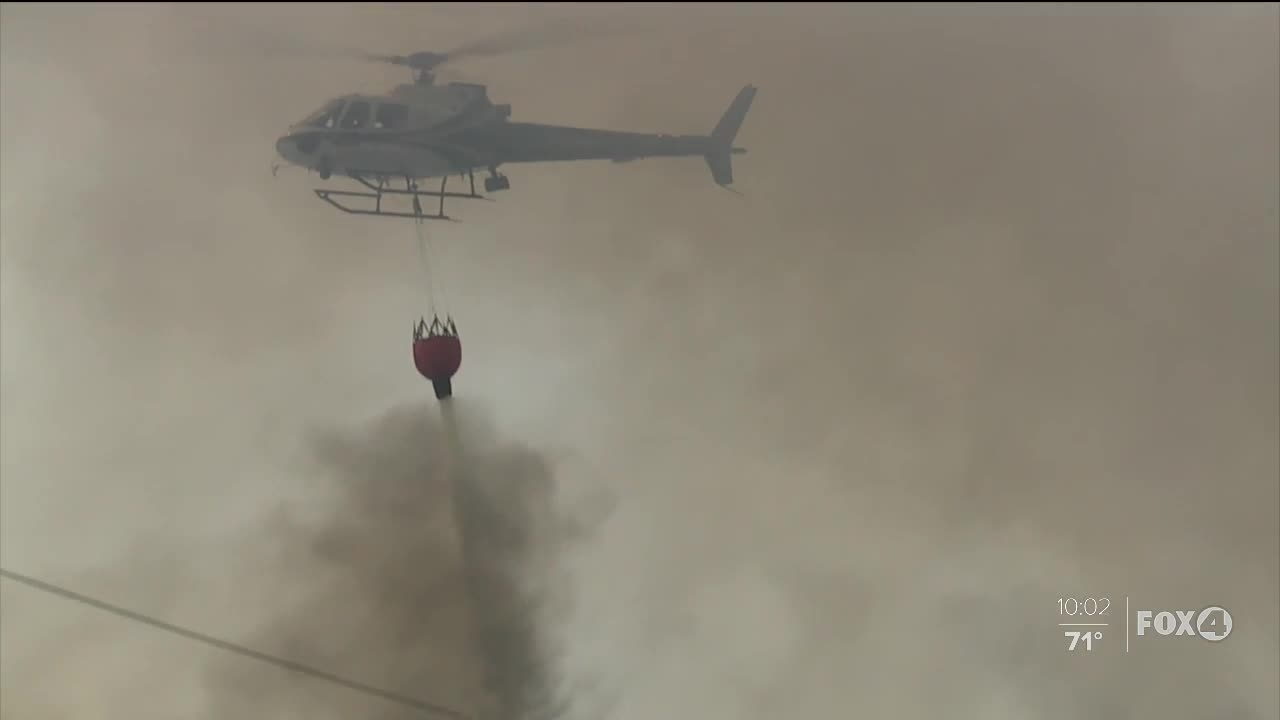 Neighbors return home after brush fire