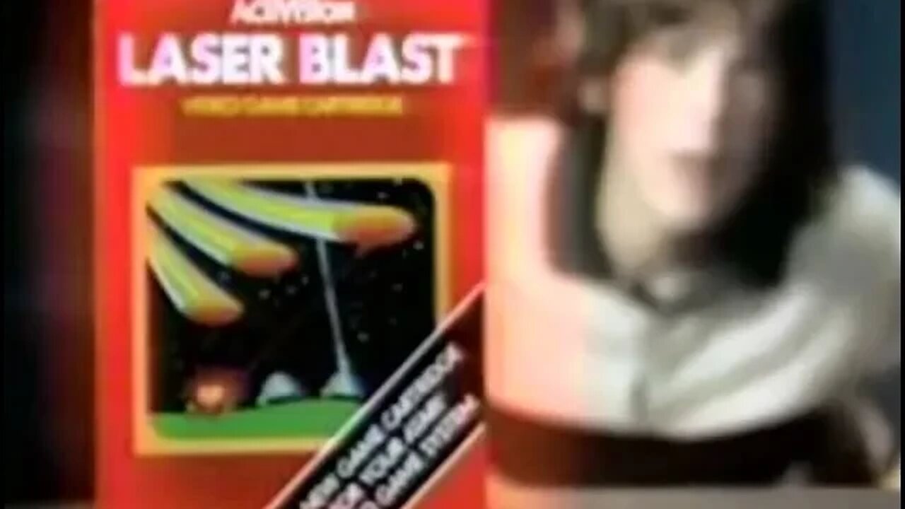 Laser Blast - 1981 - Activision Atari Video Cartridge - TV Commercial - 720p