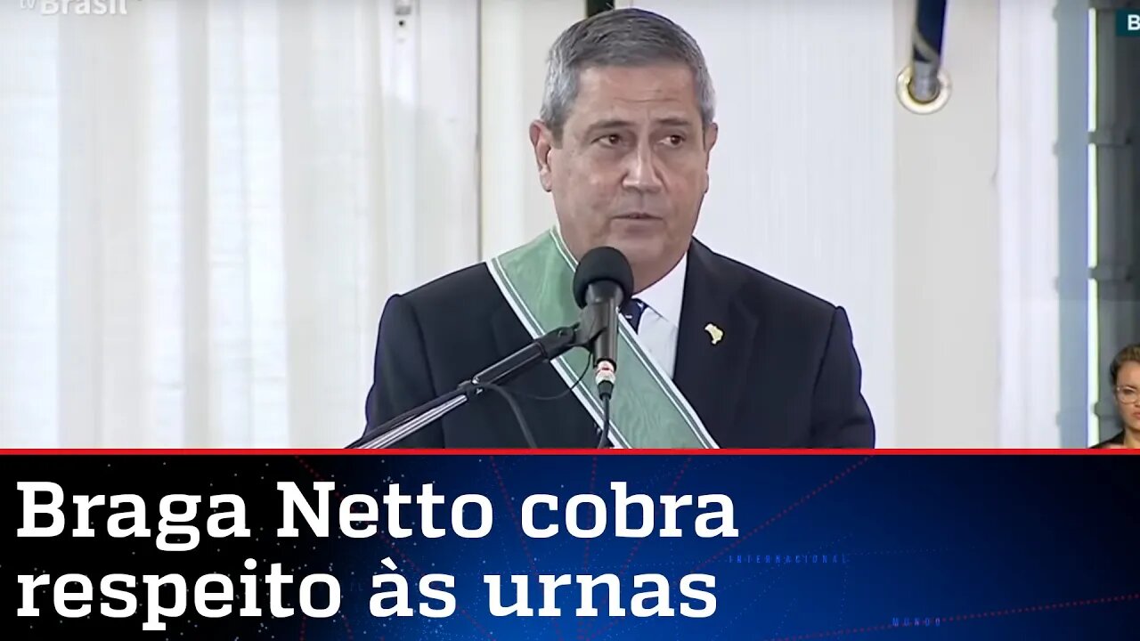 Braga Netto pede união contra iniciativas de "desestabilização institucional”