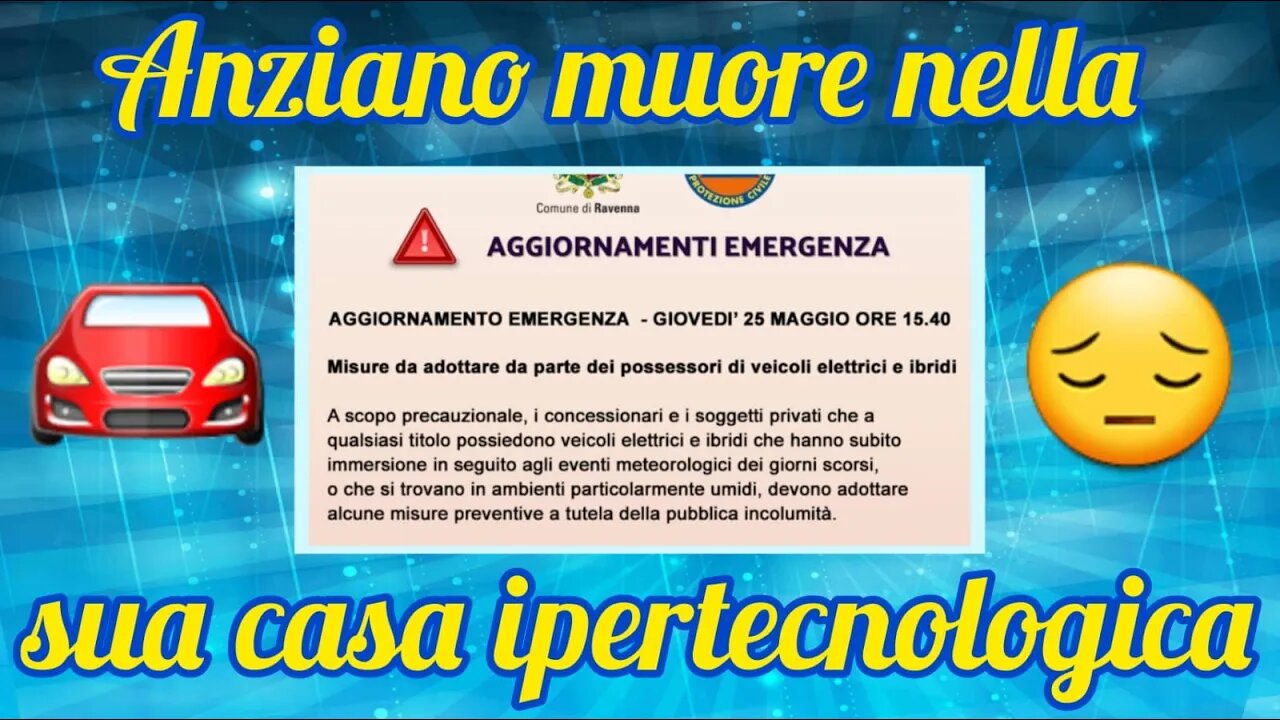 Alluvione - Quarantena e distanziamento per le auto elettriche!