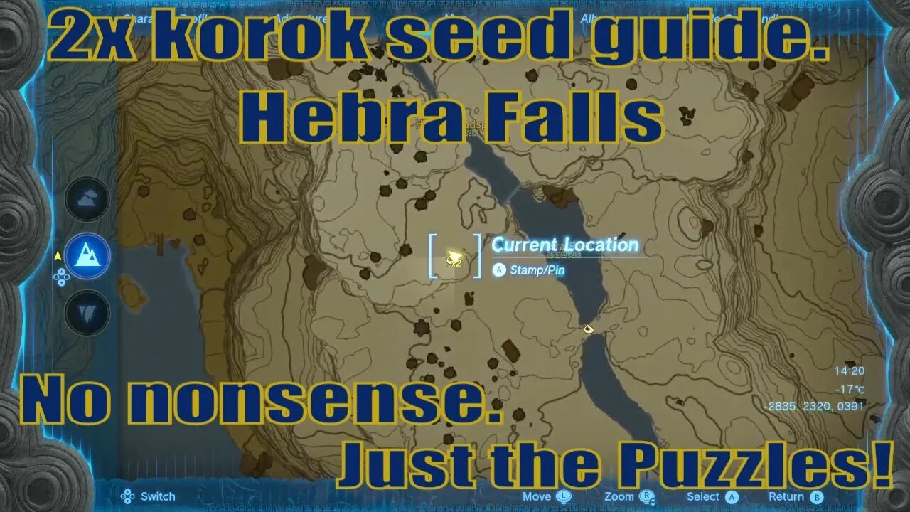 How to get 2x korok seed to partner - Hebra falls guide | Zelda TOTK