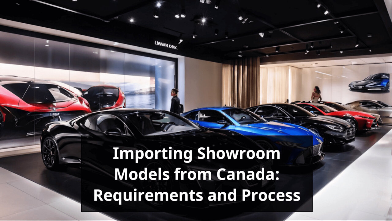 Importing Showroom Models: A Guide for Bringing Cars from Canada to the US