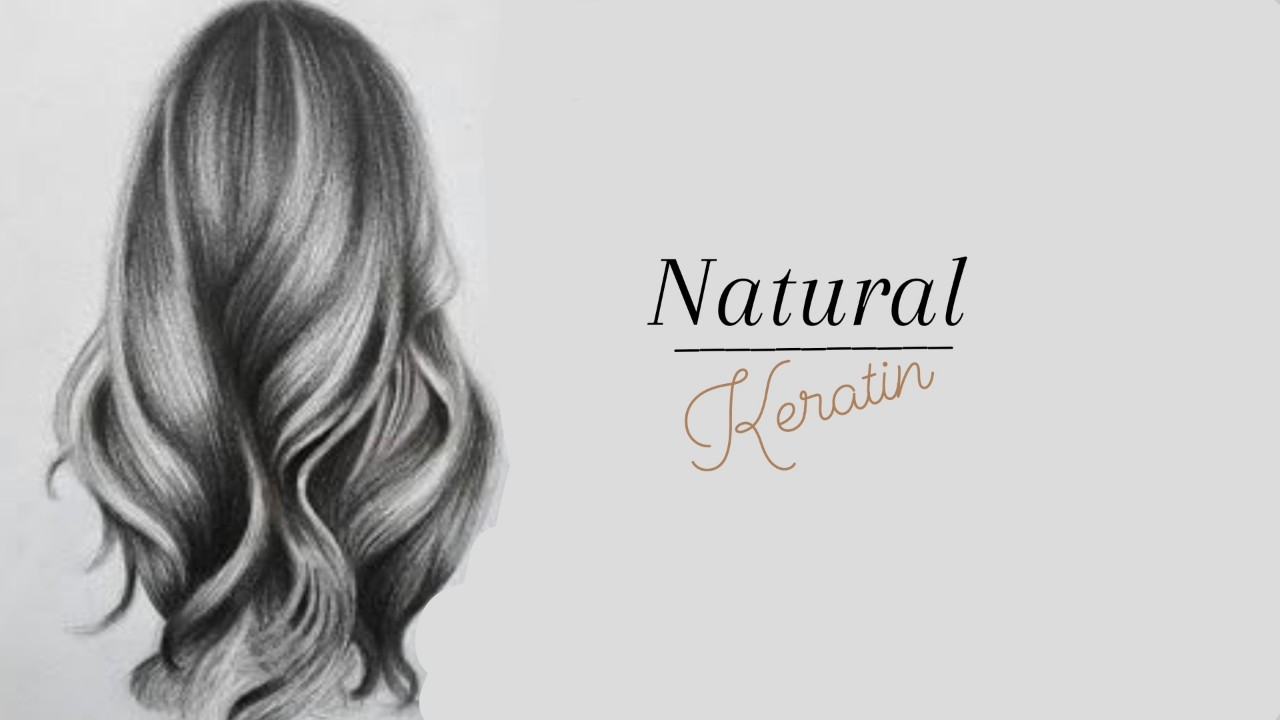 Natural keratin for hair