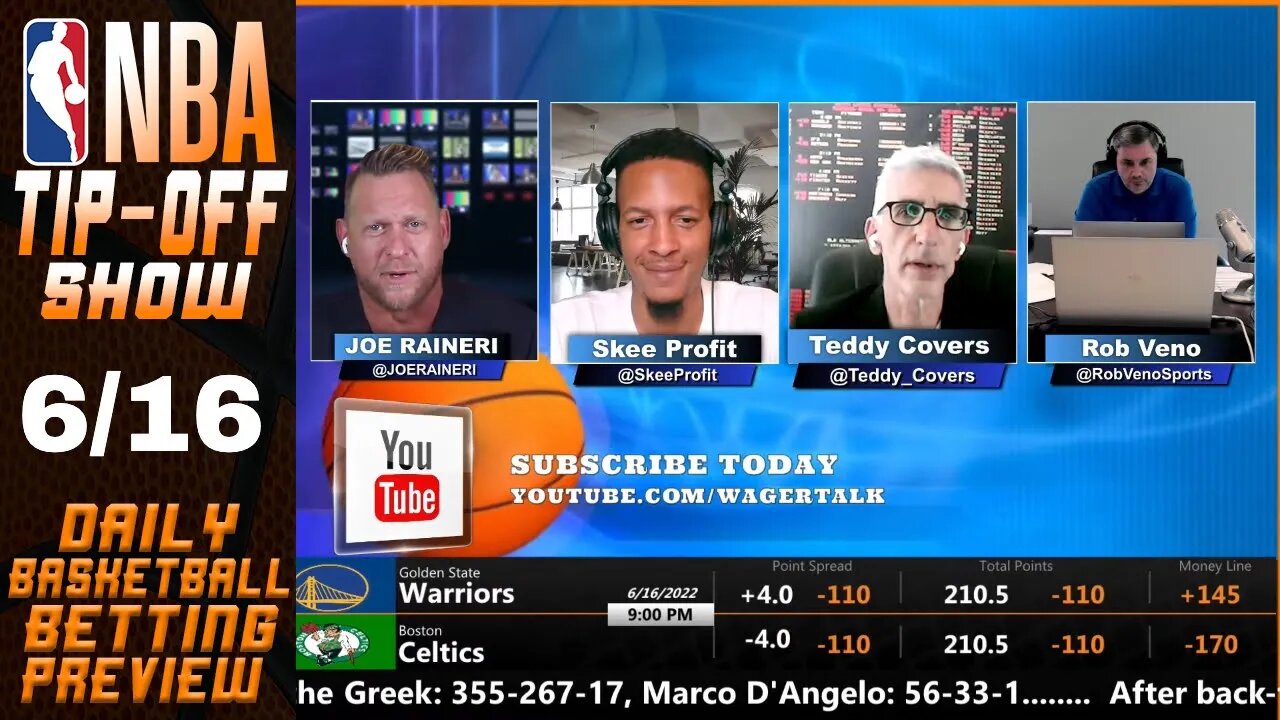 NBA Finals Predictions and Odds | Celtics vs Warriors Game 6 Preview | NBA Tip-Off Show | June 16