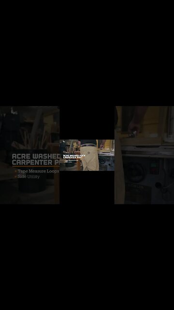 Built for Any Project: Berne® Acre Washed Duck Carpenter Pant