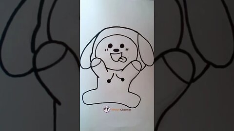 how to draw "CHIMMY" from BT21