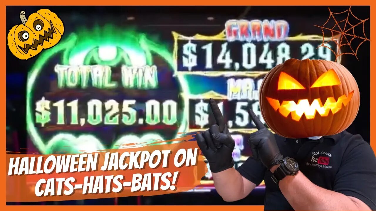 Halloween Cats Hats More Bats Slot Jackpot