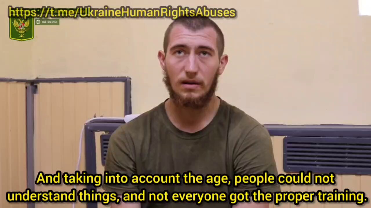 Ukrainian POW says there are problems in training and his company was abandoned by the commander