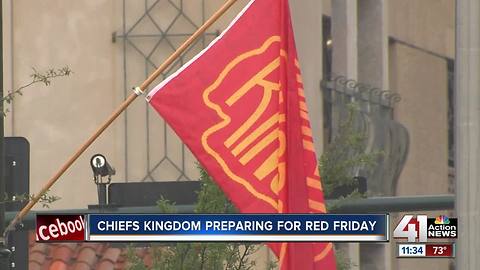 Plaza prepares for Chiefs Red Friday