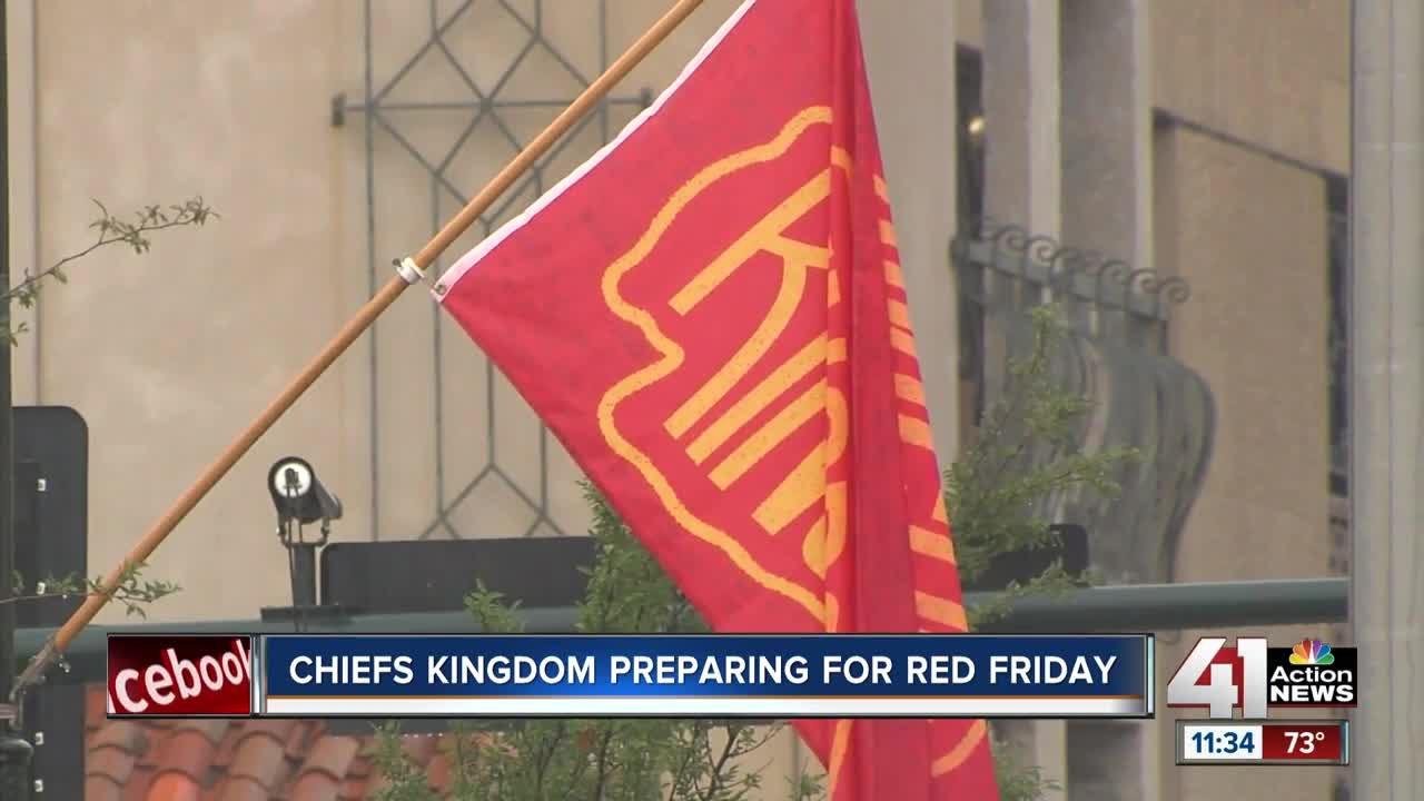 Plaza prepares for Chiefs Red Friday