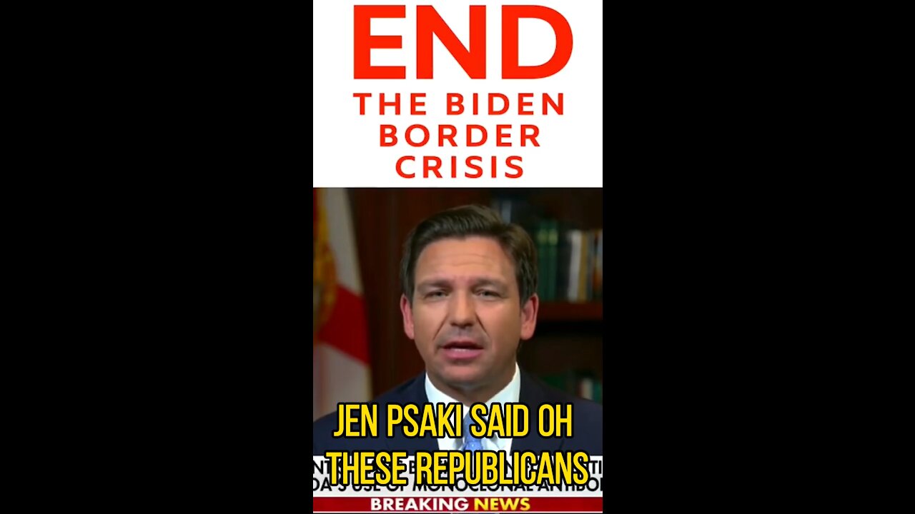 DeSantis: End Border Crisis