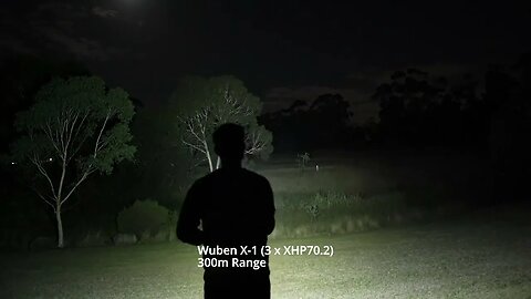 Flashlight Beamshots: Wuben X-1