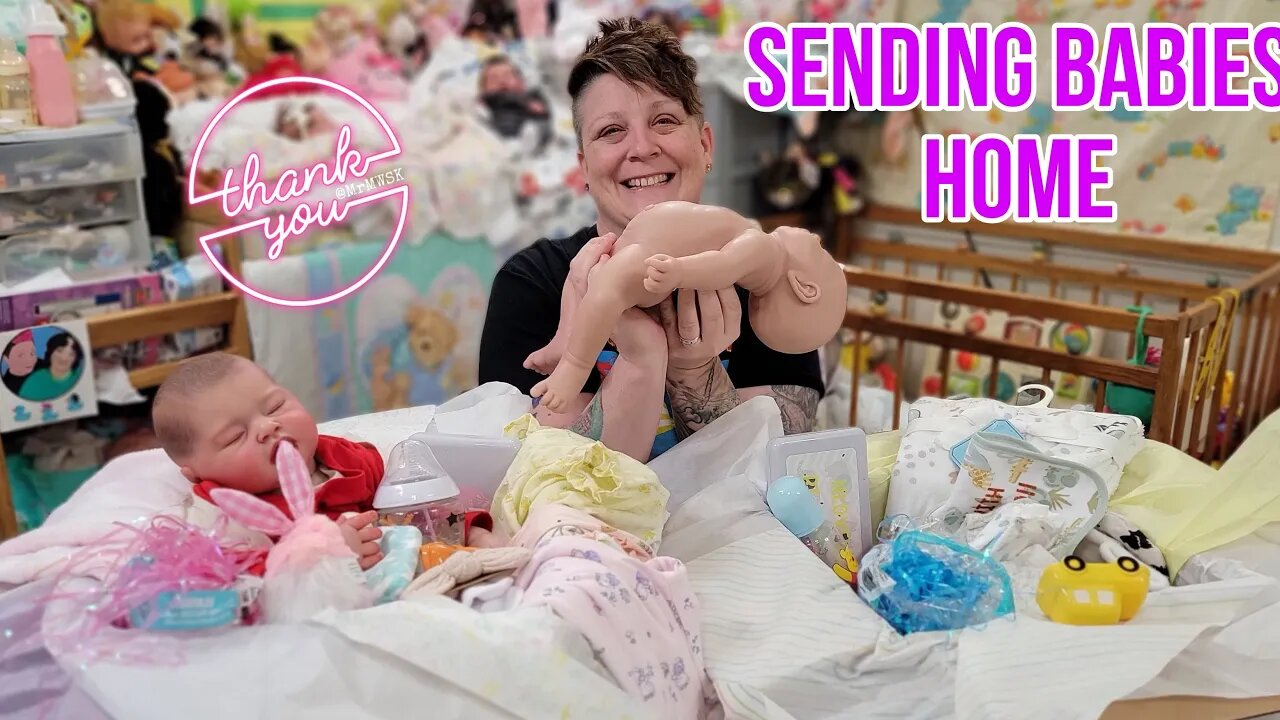 Getting Reborn & Silicone Baby Ready to Go| Box PACKING Video| Vintage Baby Clothes Haul| nlovewit..