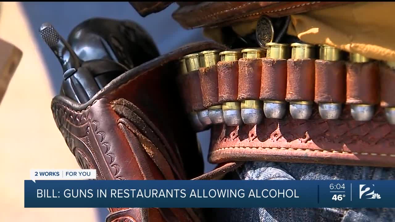 Bill to Allow Guns In Restaurant Bars Passes Oklahoma House