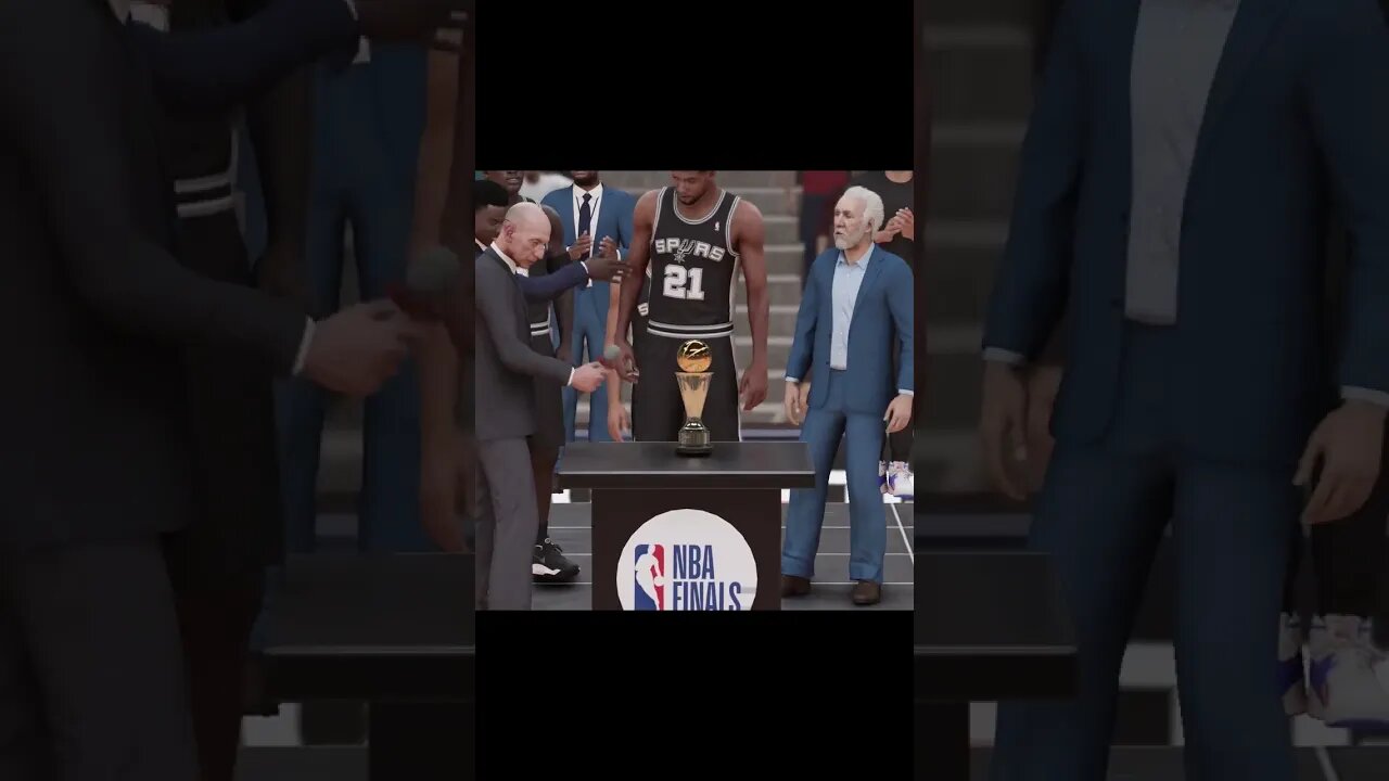 The Tim Duncan Era! / 2002 NBA Season in 60 Seconds / MyNBA Rebuild Ep. 02 #NBA2K23 #KobeEra #Shorts