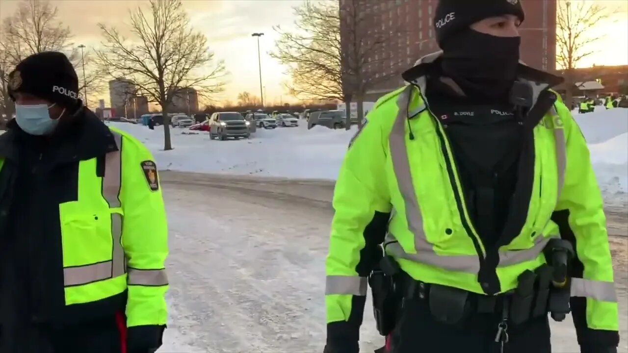 POLICE SURROUND PEACEFUL CANADIANS