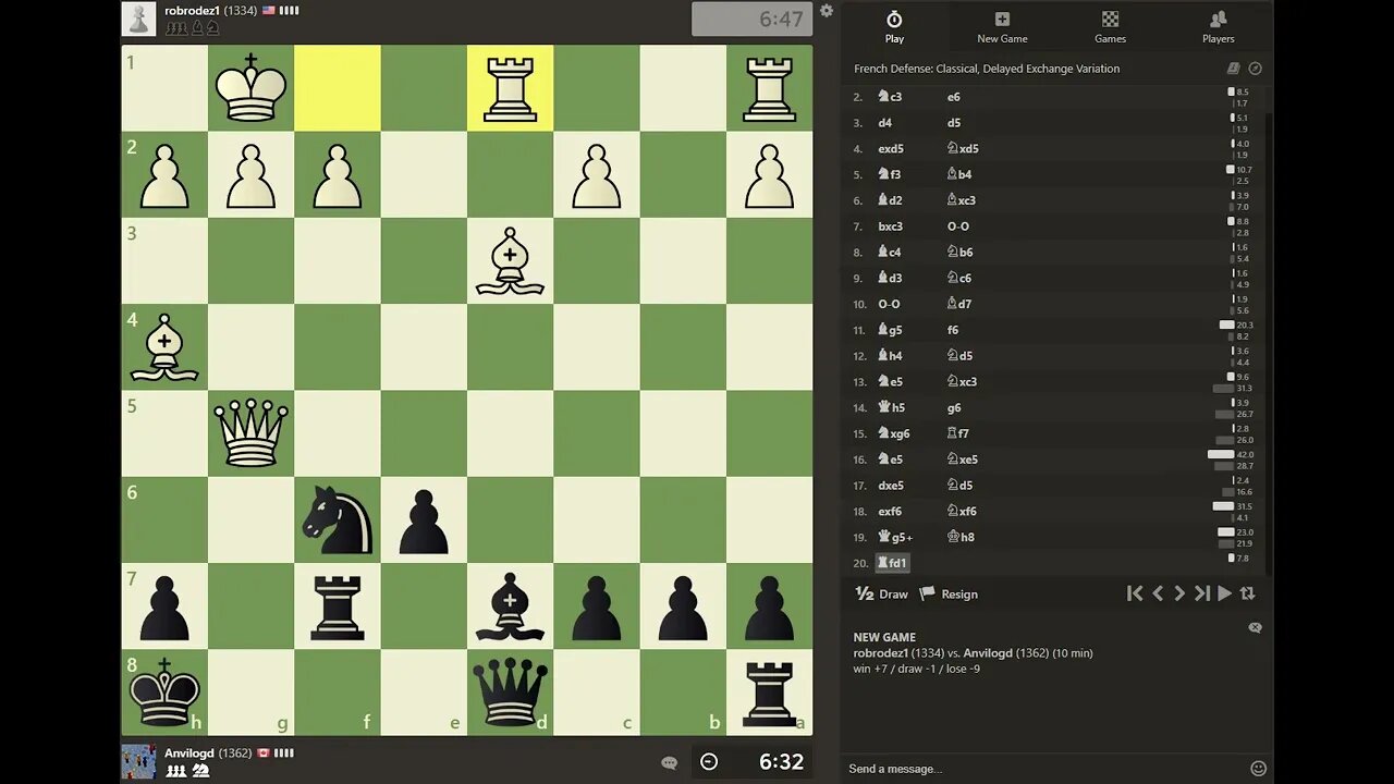 Daily Chess play - 1358 - Even day