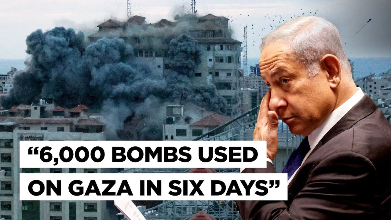 Israel Bombs Gaza With 4,000 Tons of Explosives, Nato Shown Hamas Attack Video, US Aid Unconditional