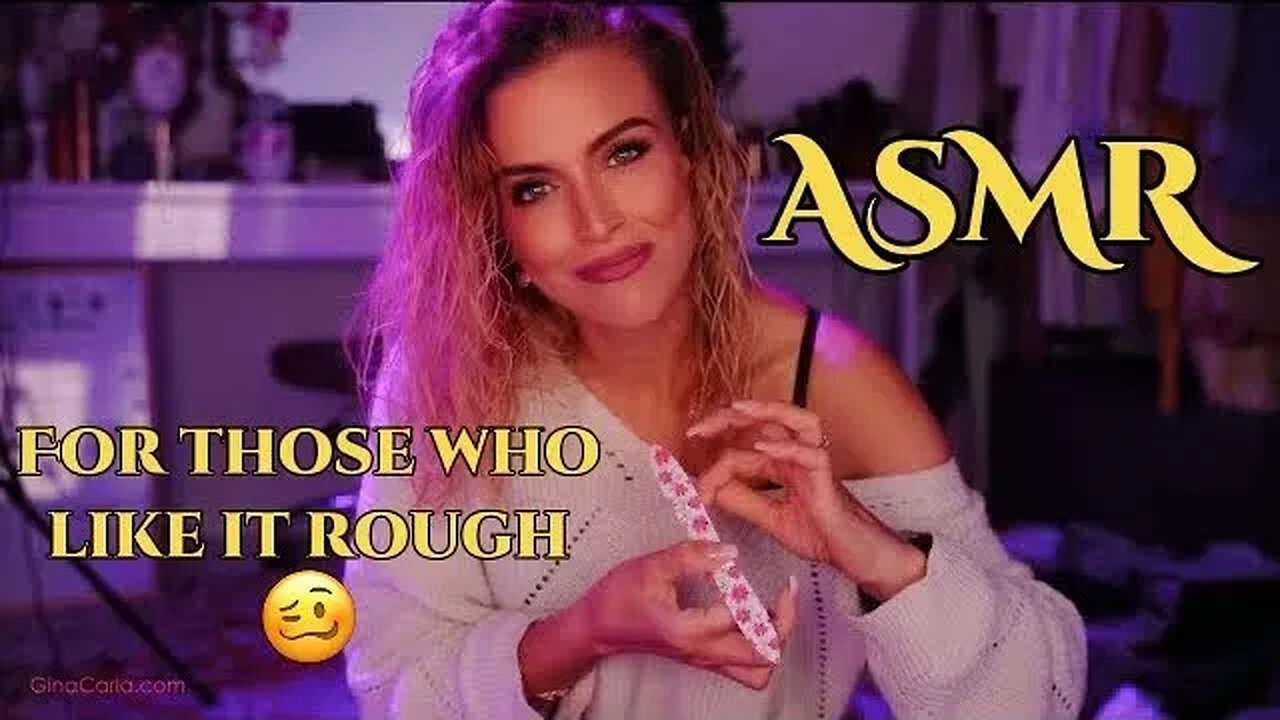 ASMR Gina Carla 👌🏻 Rough Nail Treatment!