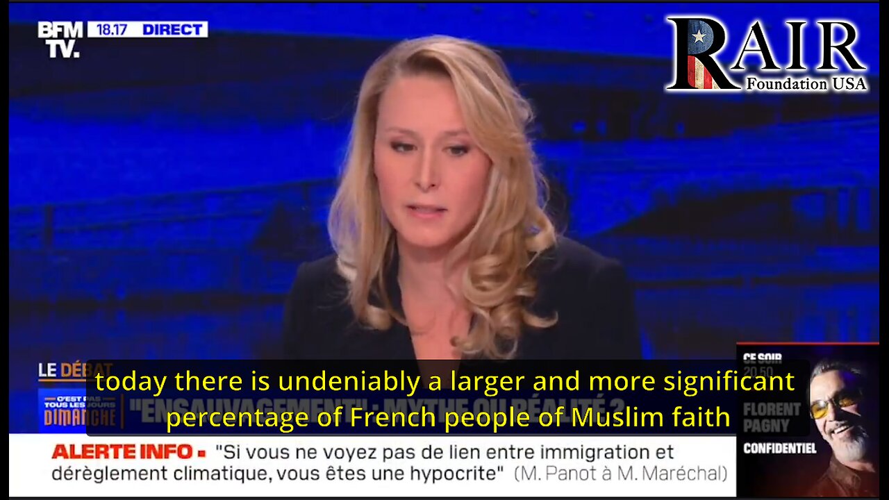 French TV guest explains immigration is leading to civil war