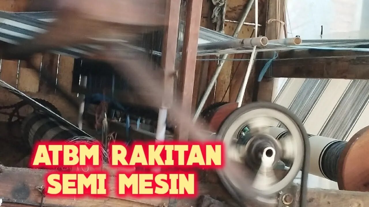 Atbm rakitan semi mesin | power loom | Woven | tekstil