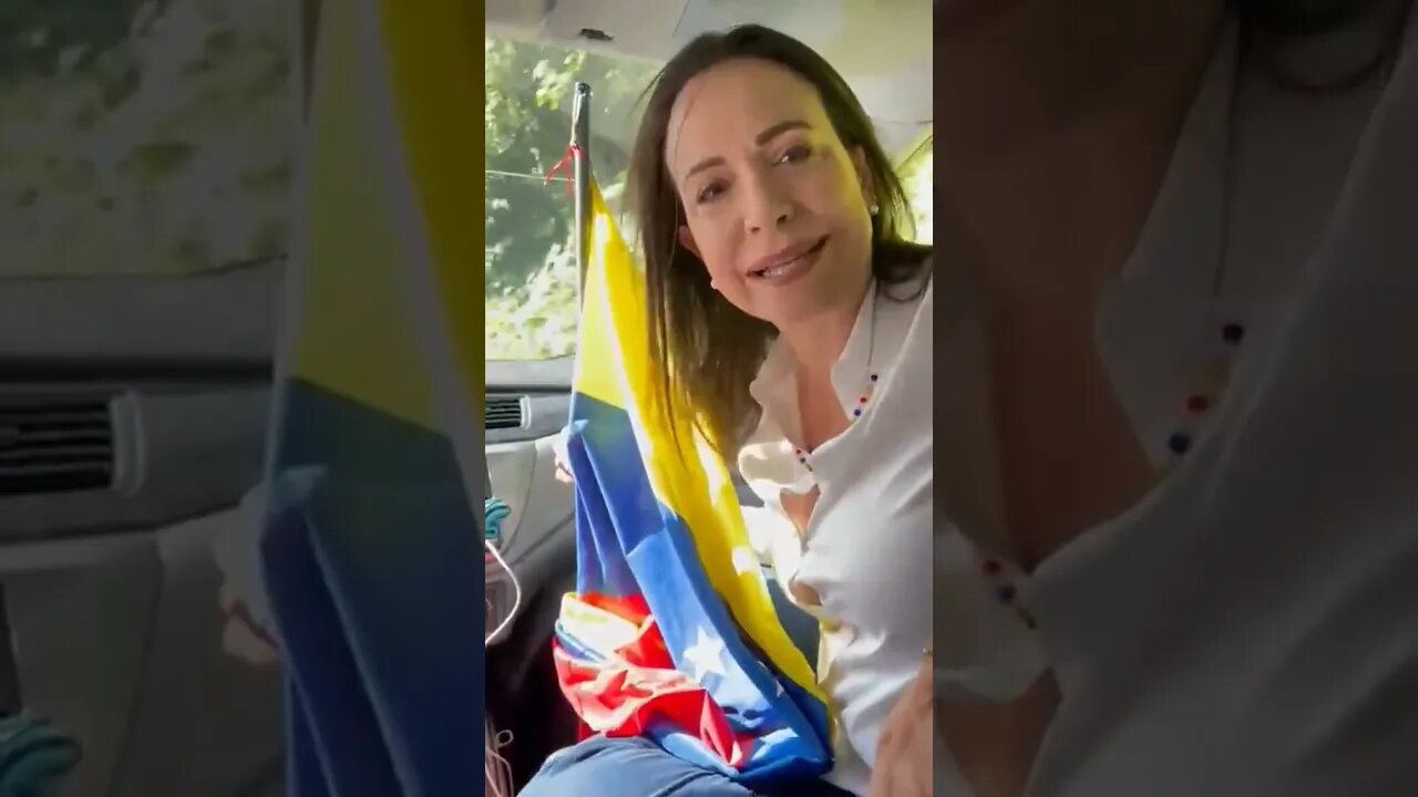 MARÍA CORINA MACHADO EN DELICIAS, VENEZUELA