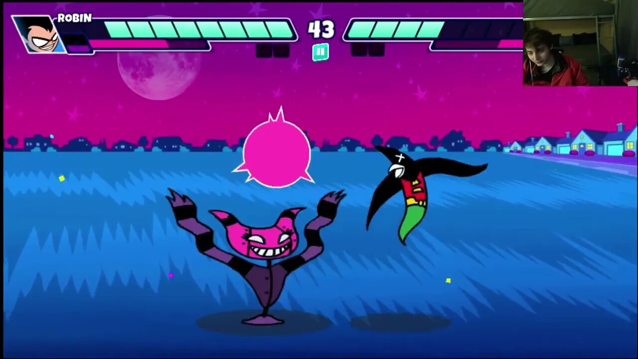 Robin VS Jinx In A Cartoon Network Teen Titans Go! Jump Jousts 2 Battle With Live Commentary