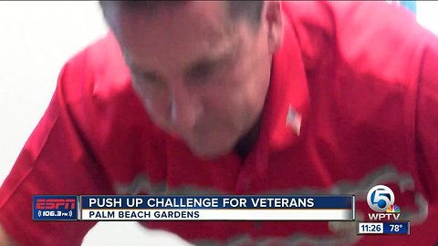 Push Up Challenge for Veteran's