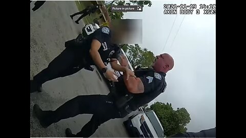 Florida Police Sergeant Grabbing Female Officer By the Throat