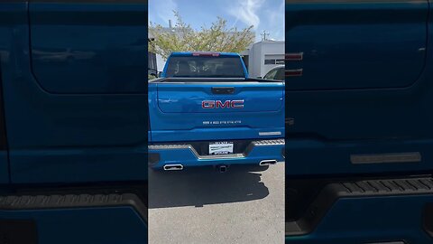 Metallic Blue GMC 1500 Seira 3.0 L duramax inline 6 10speed Allison trans #gmc #forsale #pickup