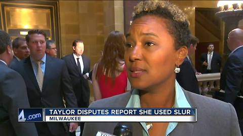 Lena Taylor disputes report she used racial slur