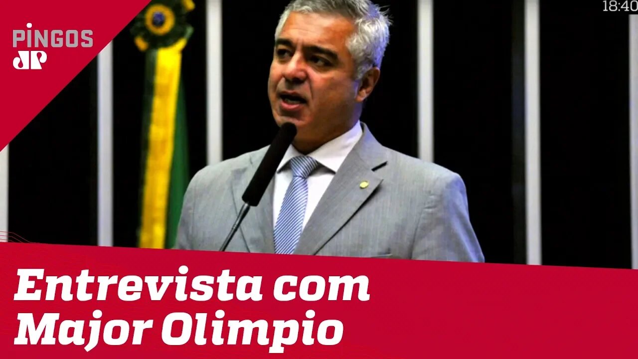 Major Olimpio (PSL-SP) promete defender vetos de Bolsonaro à lei de abuso de autoridade no Senado