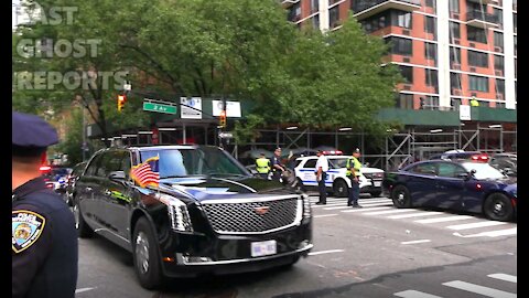 "Traitor!" New Yorkers Greet Biden Motorcade at UN General Assembly 9/21/2021