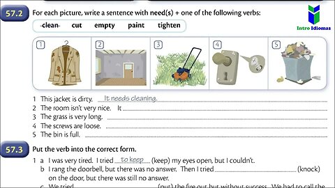 056 - 058 - ENGLISH GRAMMAR IN USE - Units 56 - 58 - Verb + ing or to - Intermediate