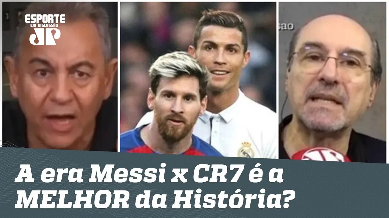 A Era Messi x Cristiano Ronaldo é a MELHOR da HISTÓRIA? Veja DEBATE!