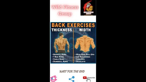 🔥Back exercises: thickness v/s width🔥#shorts🔥#viralshorts🔥#fitnessshorts🔥#wildfitnessgroup🔥