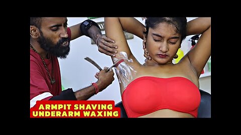 Armpit Shaving & Unwanted Hair Removal | Head & Body Massage | Chiropractic Cracks