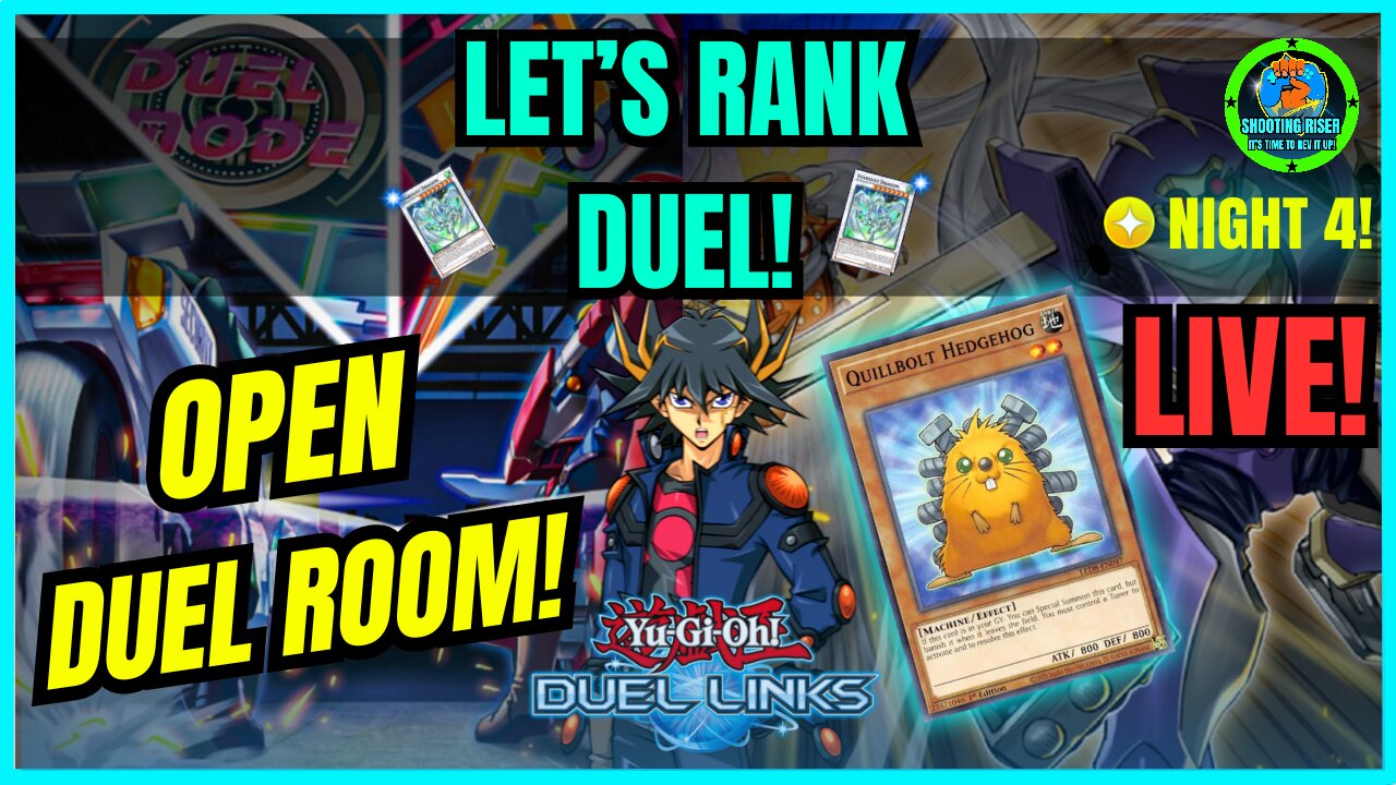 LA YUGIBANDA DUEL ROOM - RANK DUELS - NIGHT 4 - Yu-Gi-Oh! Duel Links #live #yugioh #duellinks