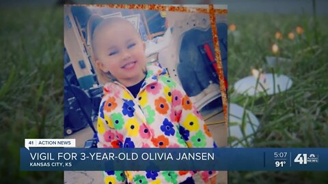 Vigil for 3-year-old Olivia Jansen