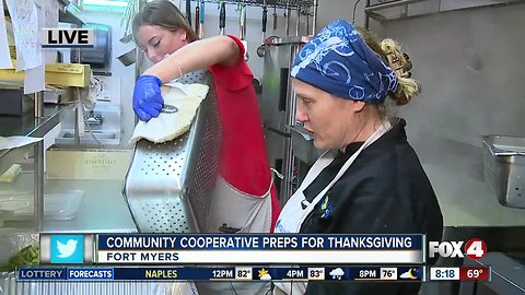 Community Cooperative prepares thousands of meals leading up to Thanksgiving - 8am live report