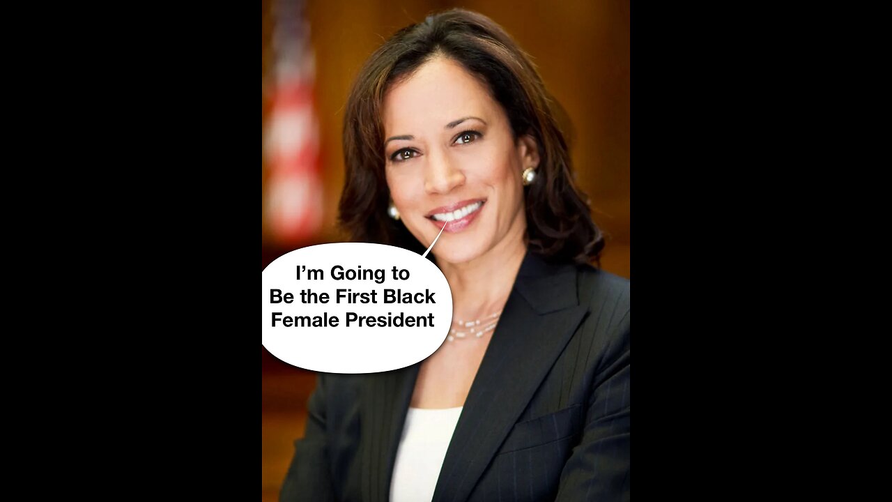 Biden will Hang on Long Enough so The Democrats can give you the First Black Female President