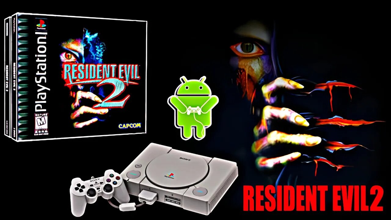 RESIDENT EVIL 2 DUBLADO PTBR - PlayStation 1 Android - Modo Nostalgia ativado