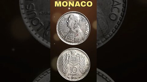 Monaco 10 Francs 1946. #shorts #viral #coinnotesz